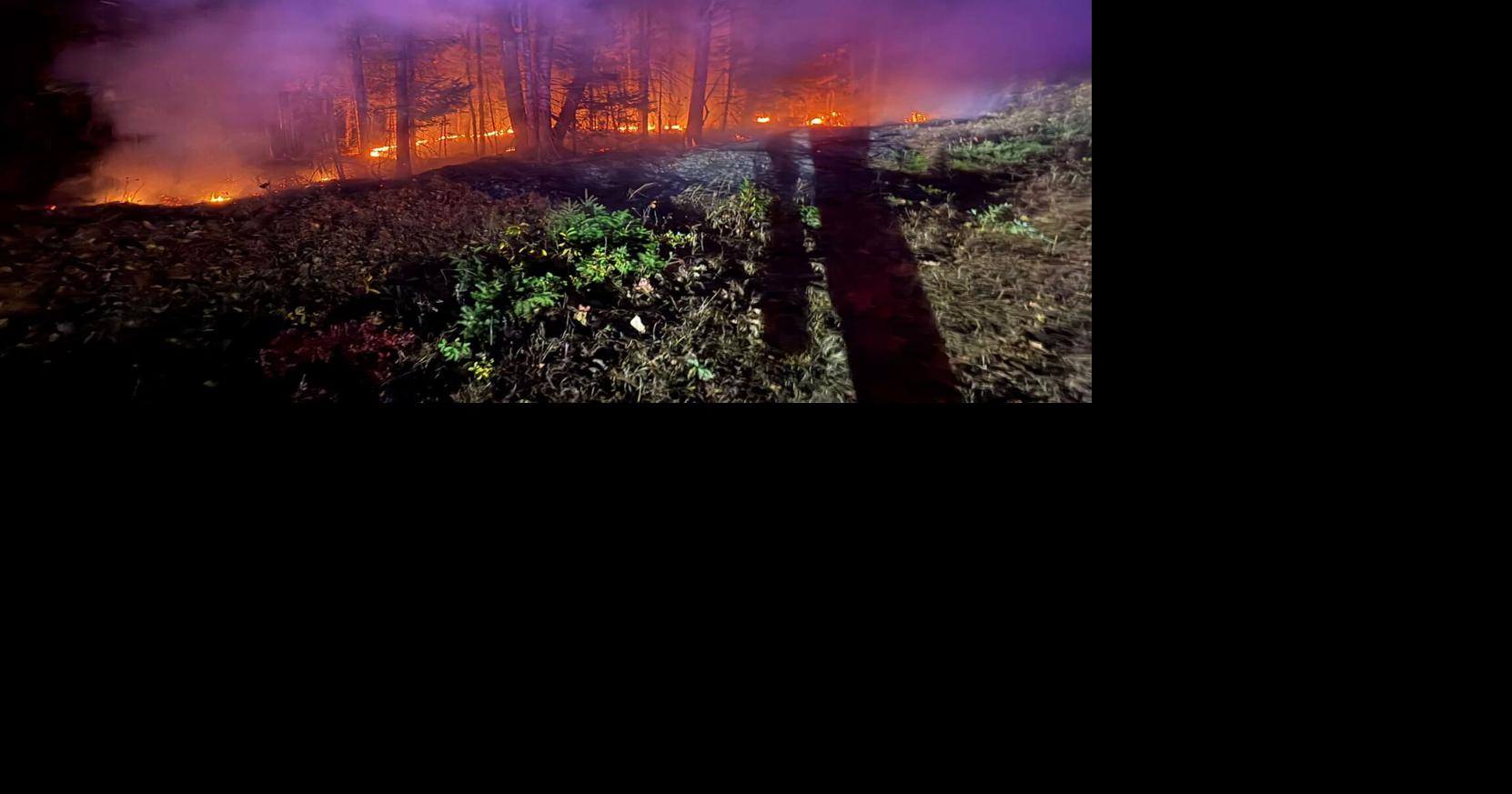 Wildland fire near US Highway 51 extinguished by local firefighters in Iron County