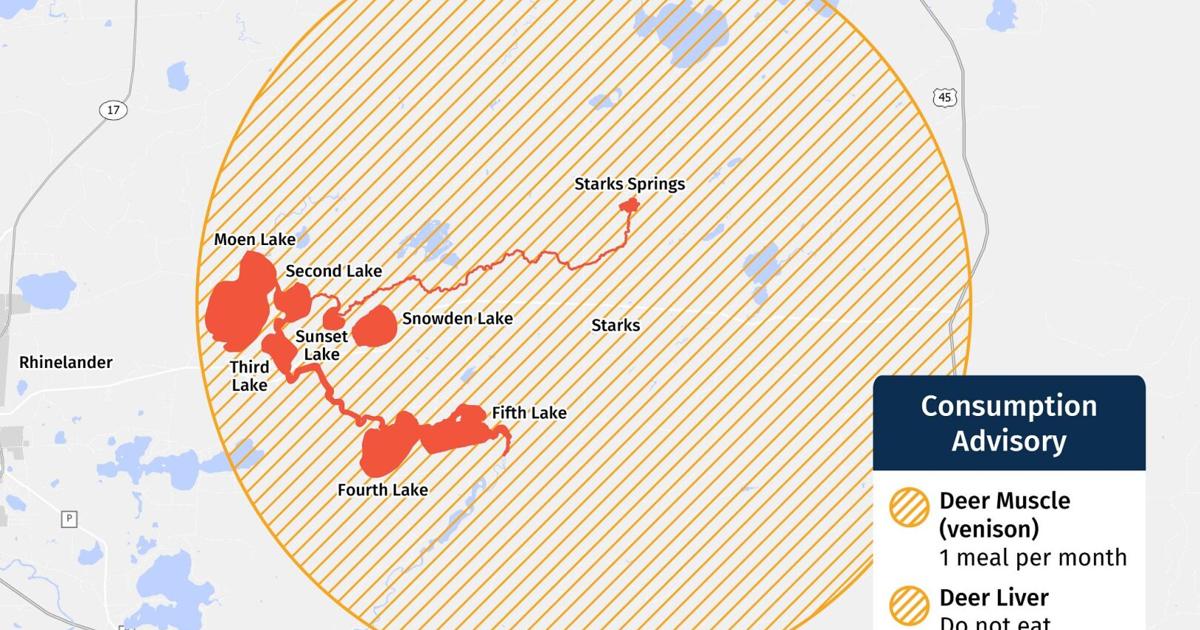 DO NOT EAT: Wisconsin DNR warns against eating fish lakes near Rhinelander