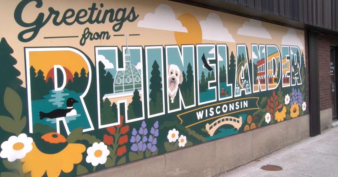 New mural in downtown Rhinelander pays homage to the Hodag, Northwoods ...