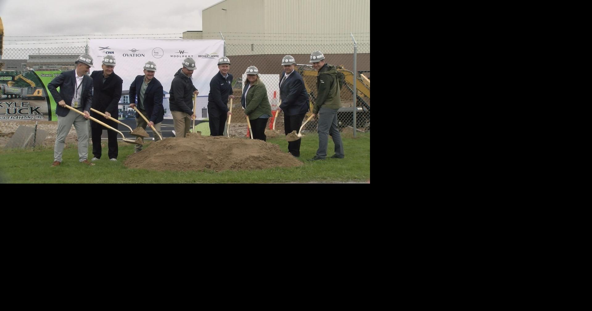 New general aviation terminal construction begins at Central Wisconsin Airport in Mosinee
