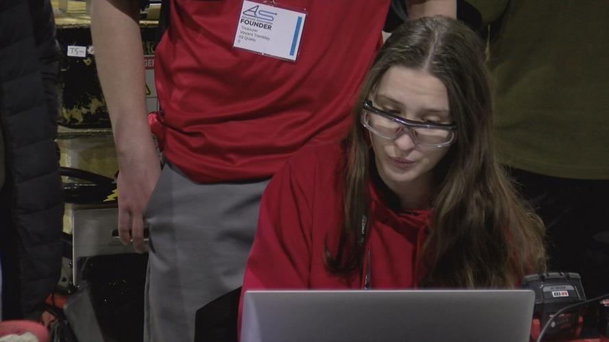 Students working on the future design of snowmobiles | Local News ...
