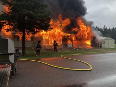 Home near Merrill a total loss after fire Thursday morning | News ...