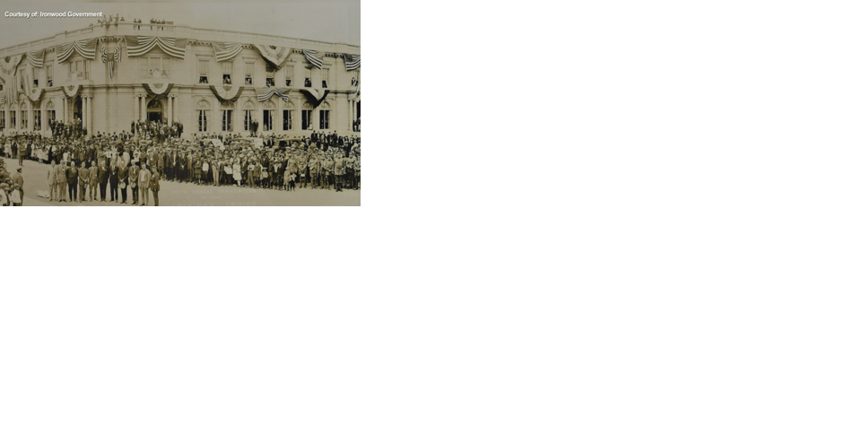 City of Ironwood recreating 100 year old memorial building photo - Vimarsana News