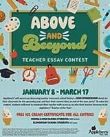 Doherty Enterprises-Owned Florida and Georgia Applebee’s® Locations Announce 8th Annual Above and ‘BEE’yond Teacher Essay Contest