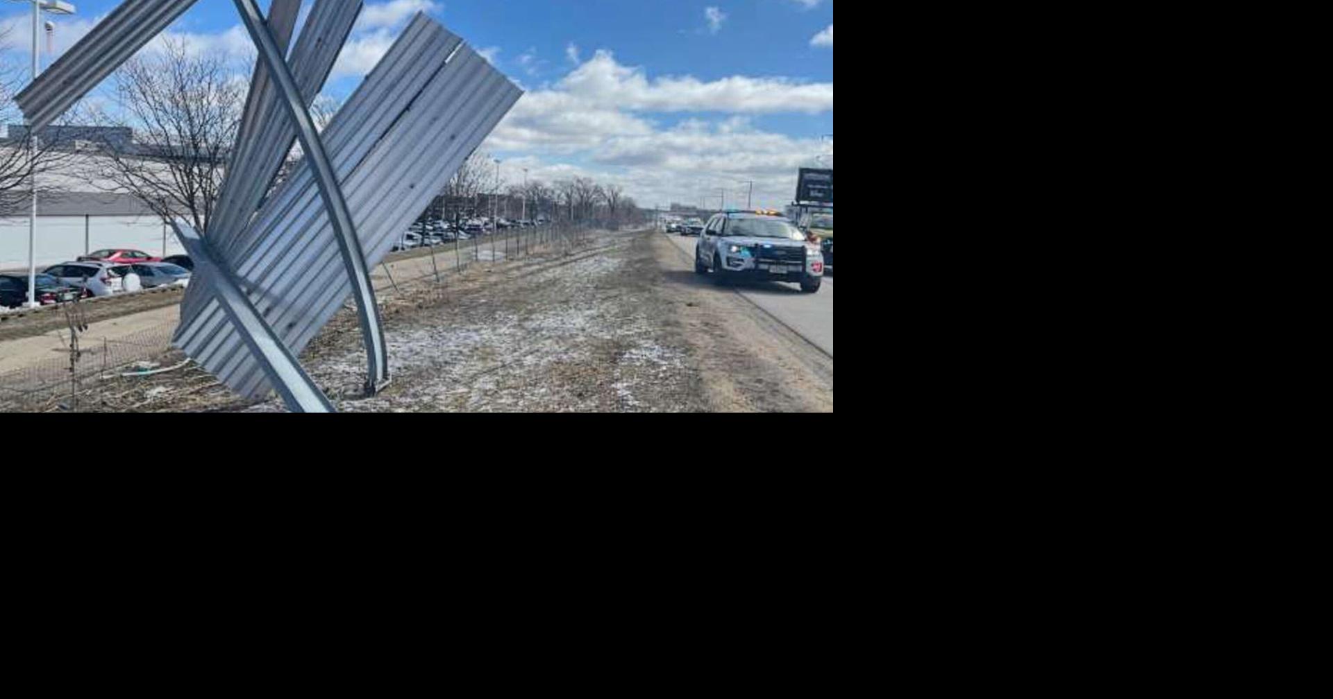 Madison police arrest man for OWI after he crashed into a sign on the ...