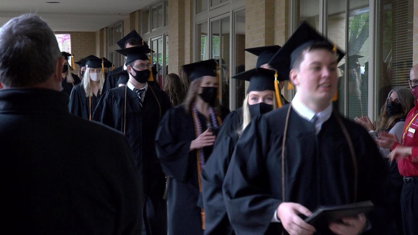 Edgewood College hosts in-person 2021 graduation | Archive | wkow.com
