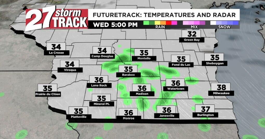 Rain possible Christmas Eve