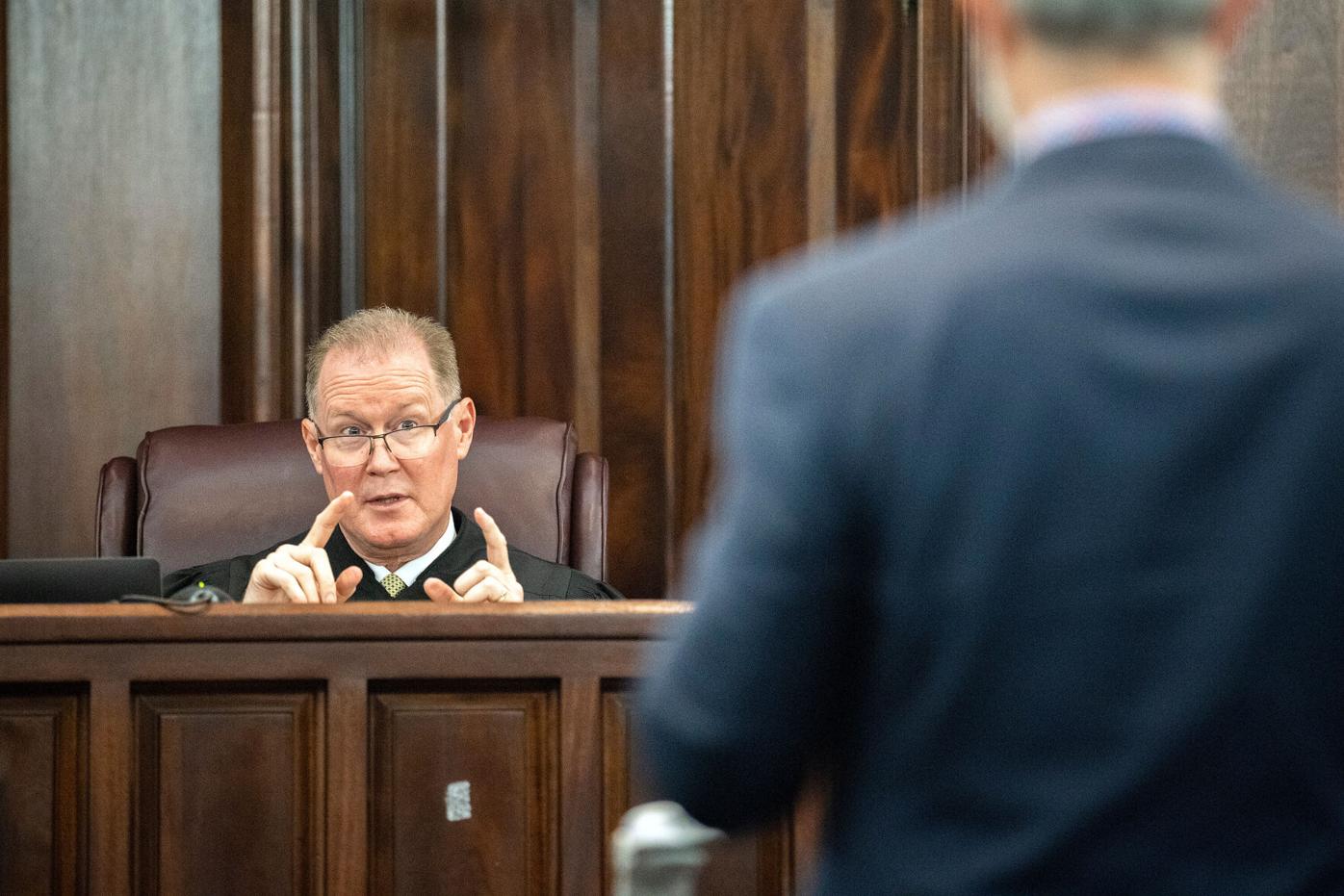 travis mcmichael takes the stand as the first witness for the defense in ahmaud arbery killing trial law wkow com