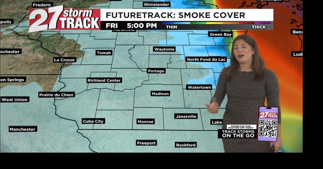Another smoky morning before clearer conditions settle in later