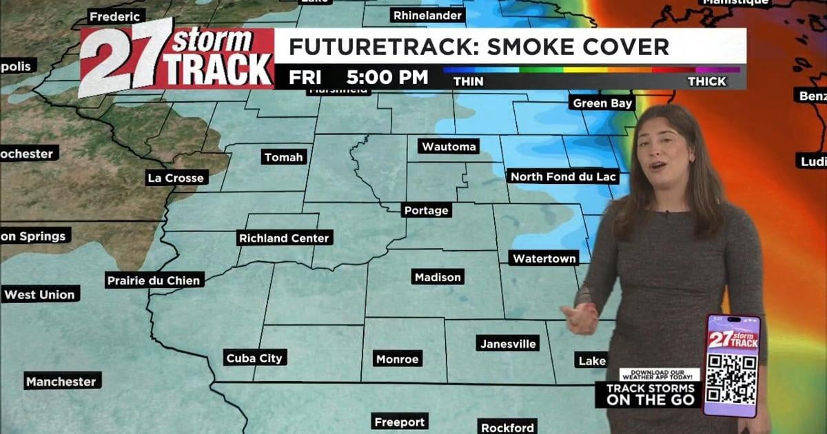 Another smoky morning before clearer conditions settle in later