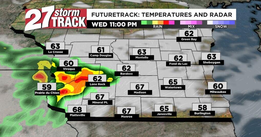 Warmth followed by midweek storm chances | Forecast | wkow.com