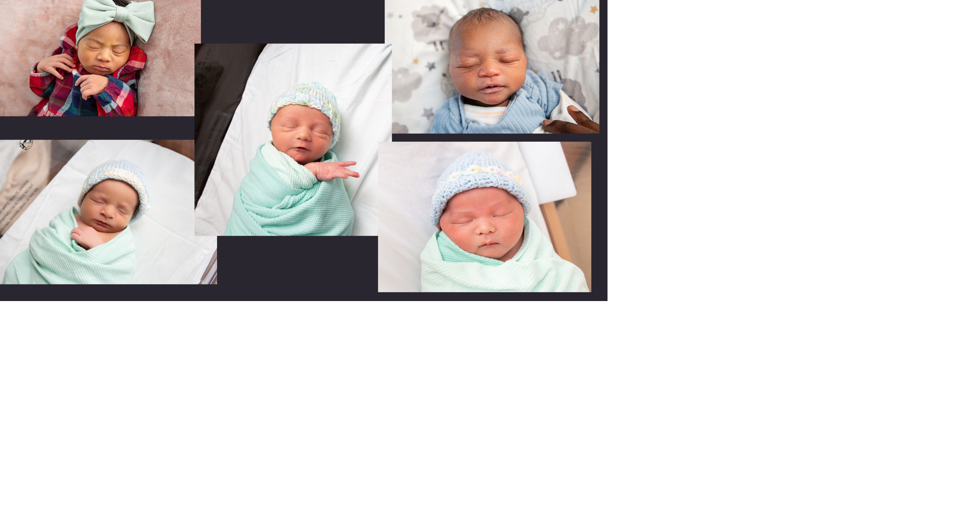 Winter babies wear cozy hats at UnityPoint Health Meriter Health