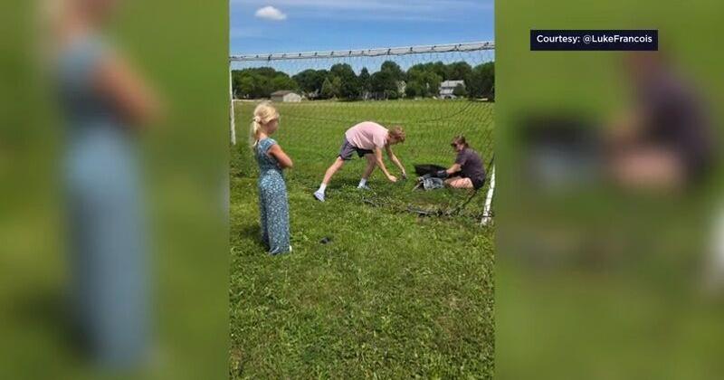 Middleton family helps rescue owl trapped in soccer net