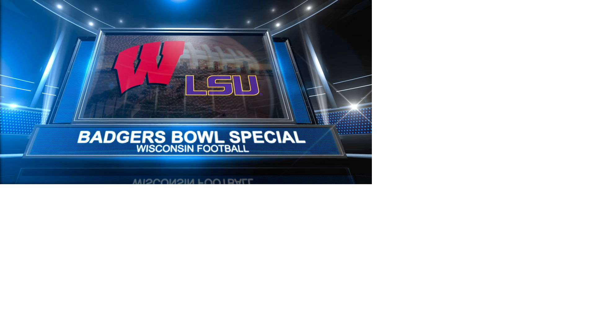 Badgers Bowl Special ahead of the 2024 Reliaquest Bowl between