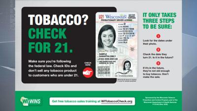 wi tobacco check DHS launches new campaign to reduce underage tobacco, vape sales | News