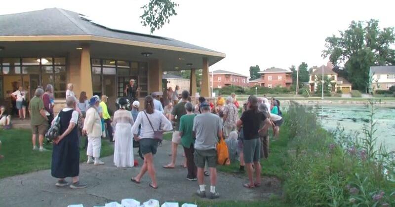 Madison community marked Hiroshima anniversary with Lanterns for Peace at Tenney Park