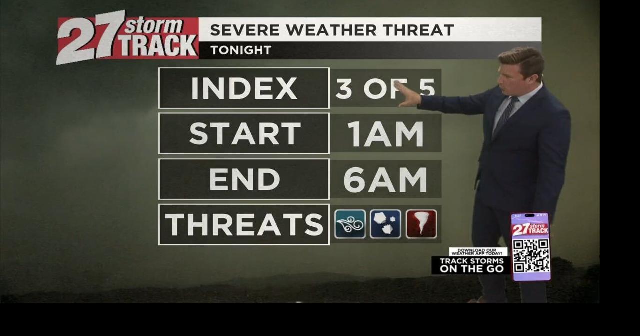 Storms remain possible overnight | Video | wkow.com->回答 2 件