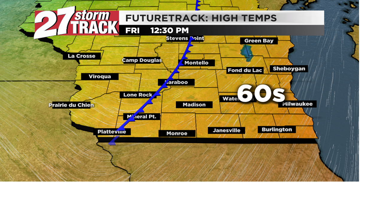 Soggy Thursday with a big cool down on the way | News | wkow.com