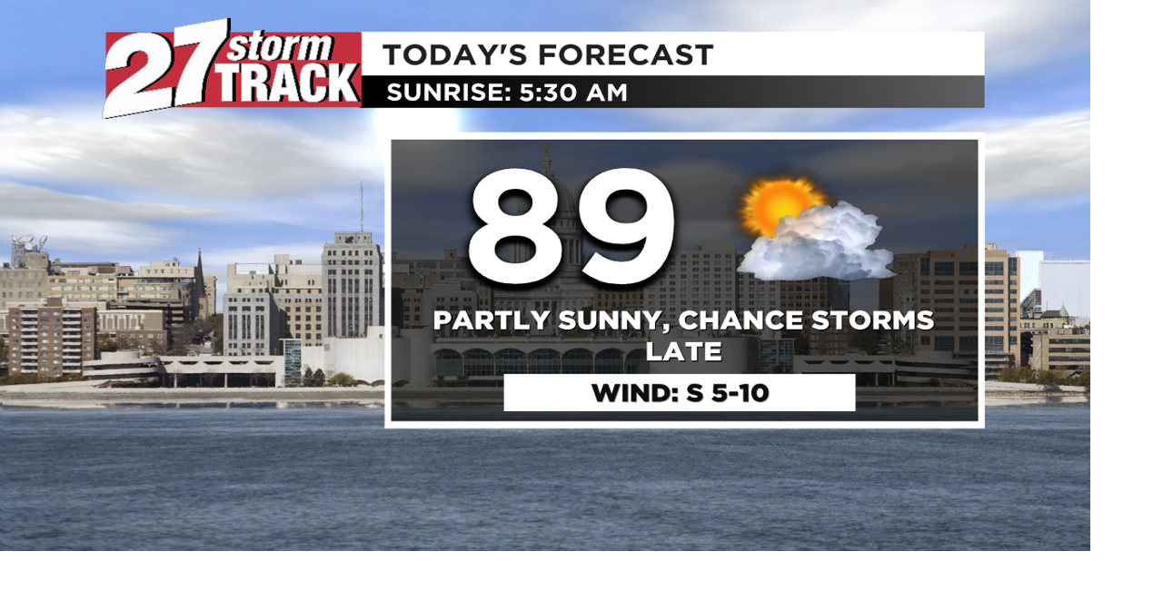 Hot and humid with storm chances through Monday | Forecast | wkow.com