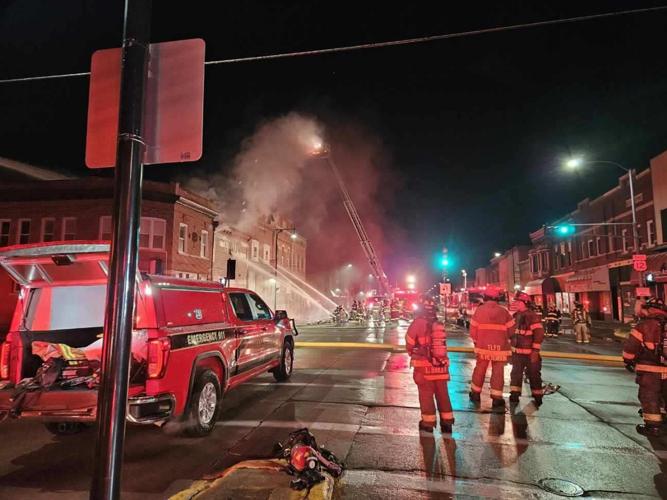 Crews battle fire in downtown Tomah News