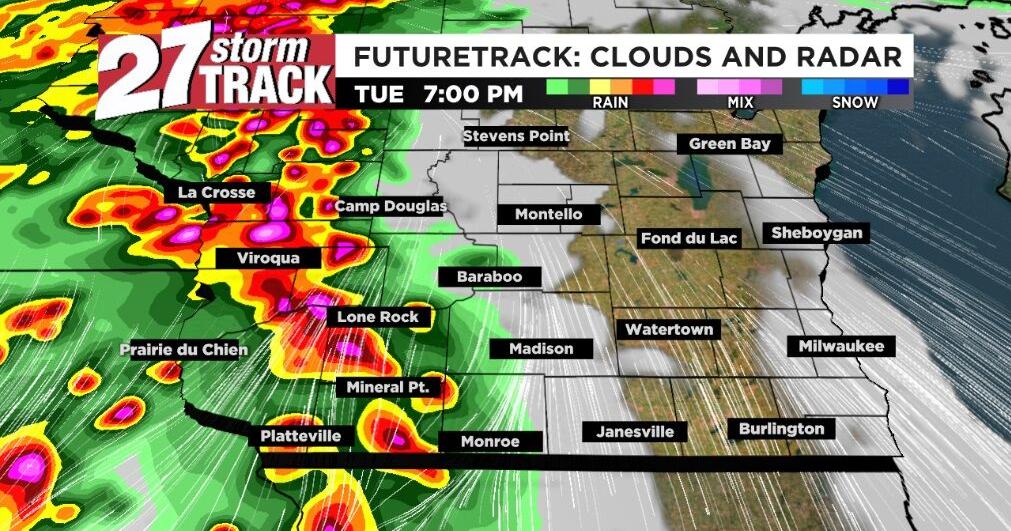 Potentially dangerous storms Tuesday Evening | News | wkow.com