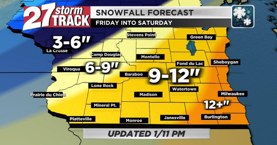 Heavy snow & strong winds followed by dangerous cold | News | wkow.com
