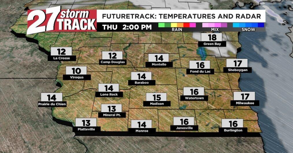 A cooler Thursday gives way to a warmup ahead | Forecast | wkow.com