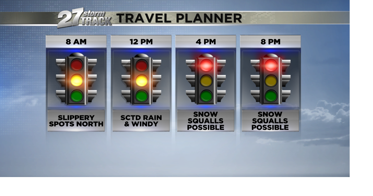 Snow squalls possible later today along strong cold front | News | wkow.com