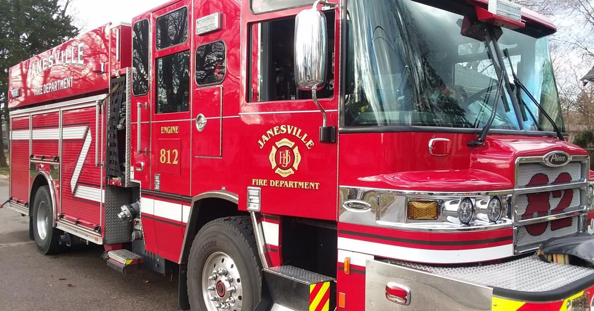 One person taken to the hospital after fire in Janesville