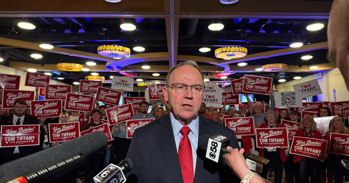 Photo: wkow.com Tom Tiffany WisGOP convention