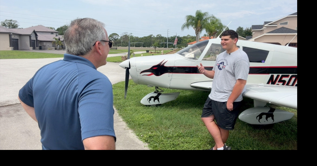 Teen flies himself to world's largest aviation gathering
