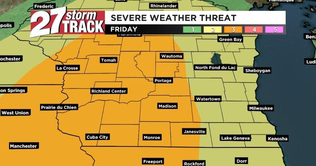 Another threat of severe storms Friday | Forecast | wkow.com
