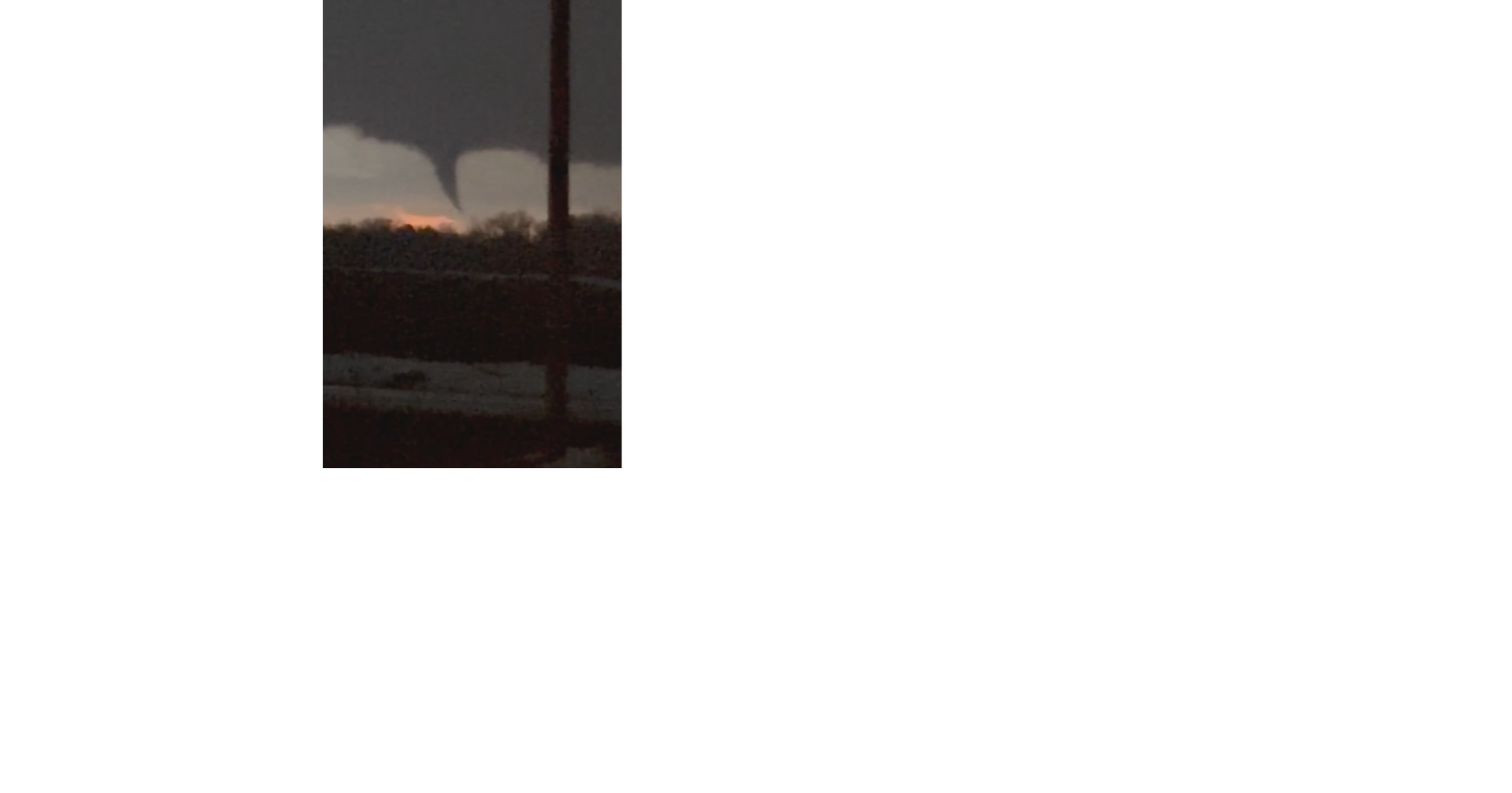 National Weather Service confirms tornado touched down west of Edgerton ...