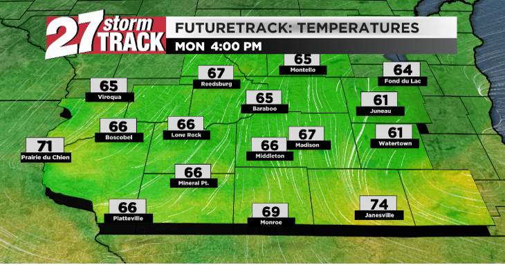 Fall-like Monday expected | News | wkow.com