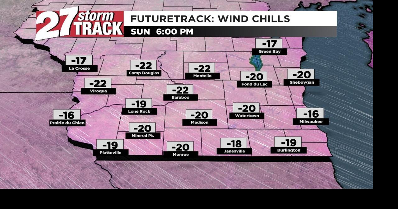 Bitterly cold wind chills continue today | Forecast | wkow.com