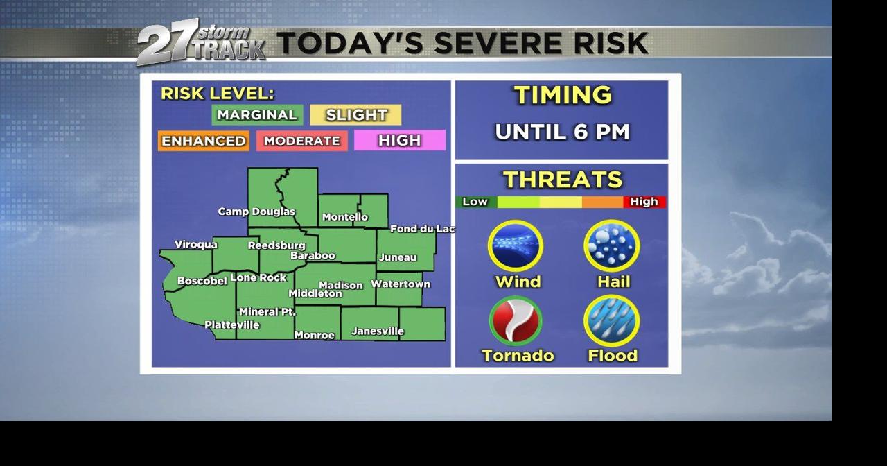 More storms on the way with a severe threat | News | wkow.com