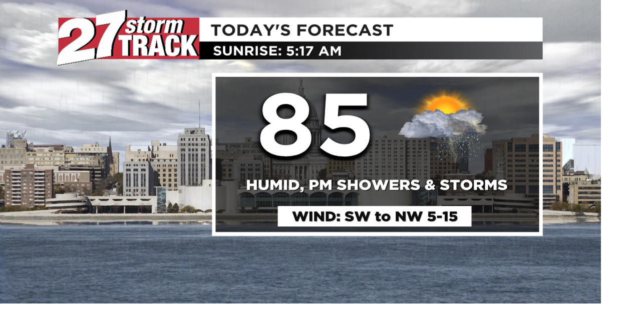 Tracking evening showers, storms | Forecast | wkow.com