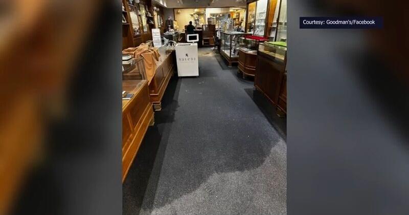 Burst pipe forces closure of Goodman's Jewelers in Madison