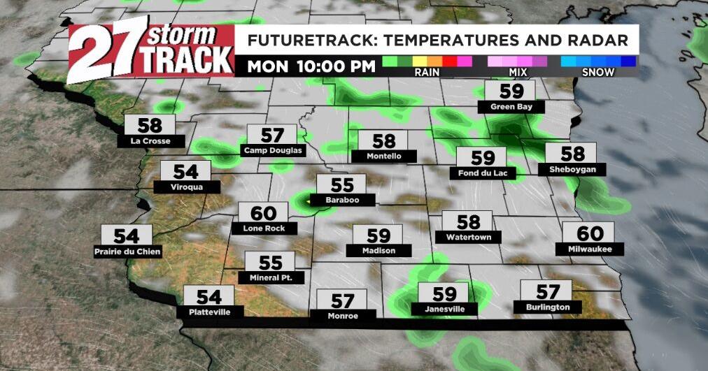 Showers and storms possible tonight and tomorrow | News | wkow.com