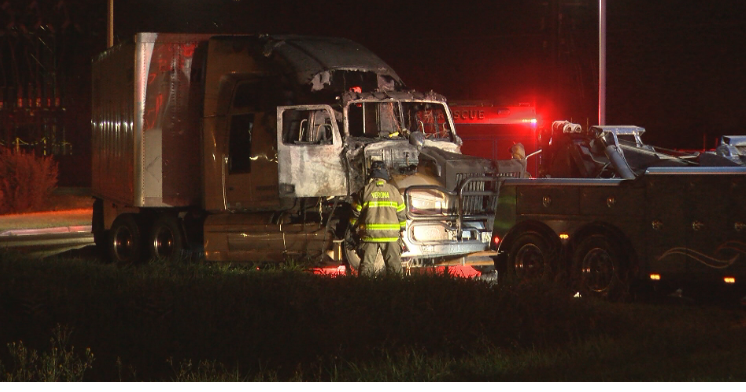 ‘He was definitely shocked’: Semi-truck driver escapes flames in Verona | News
