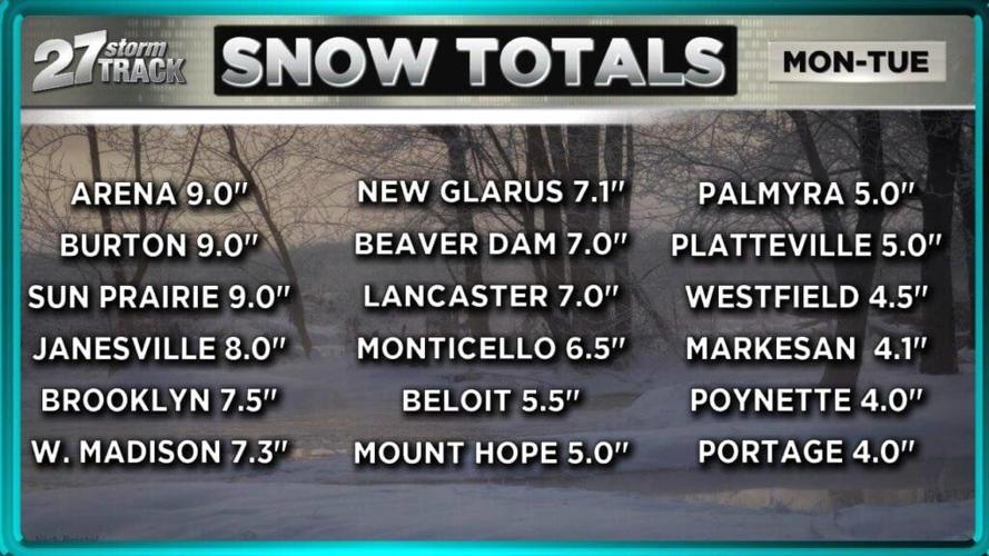 Snow storm recap, dangerously cold wind chills expected by Thursday ...