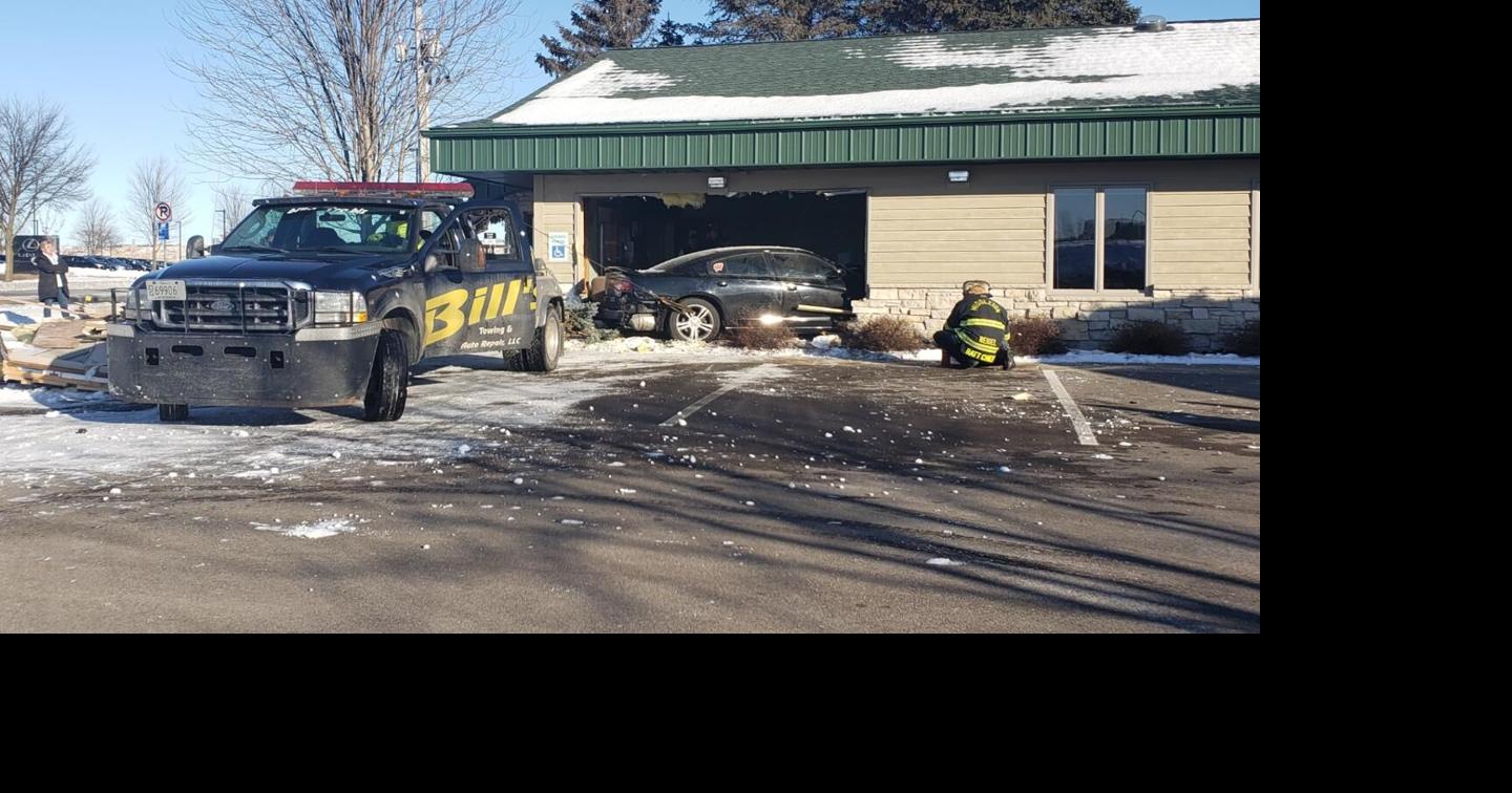 UPDATE: Woman arrested for OWI after crashing car into building ...