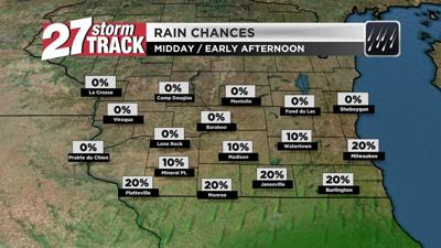 Tracking warmth, some storm chances through weekend