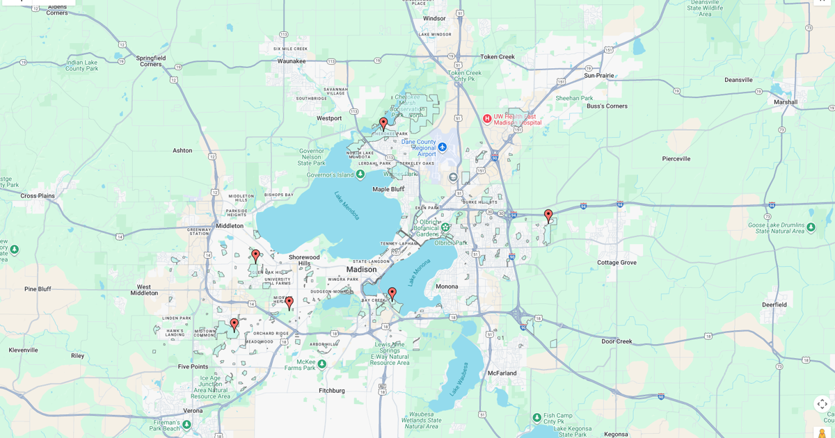 Map Madison Parks Madison Parks cross country ski trails are open! | News | wkow.com