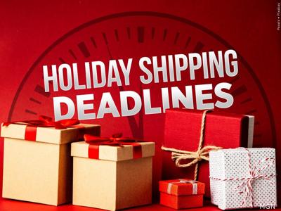 Holiday shipping deadlines MGN