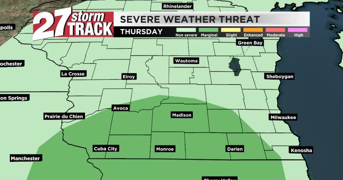 Severe weather threat Thursday | News | wkow.com