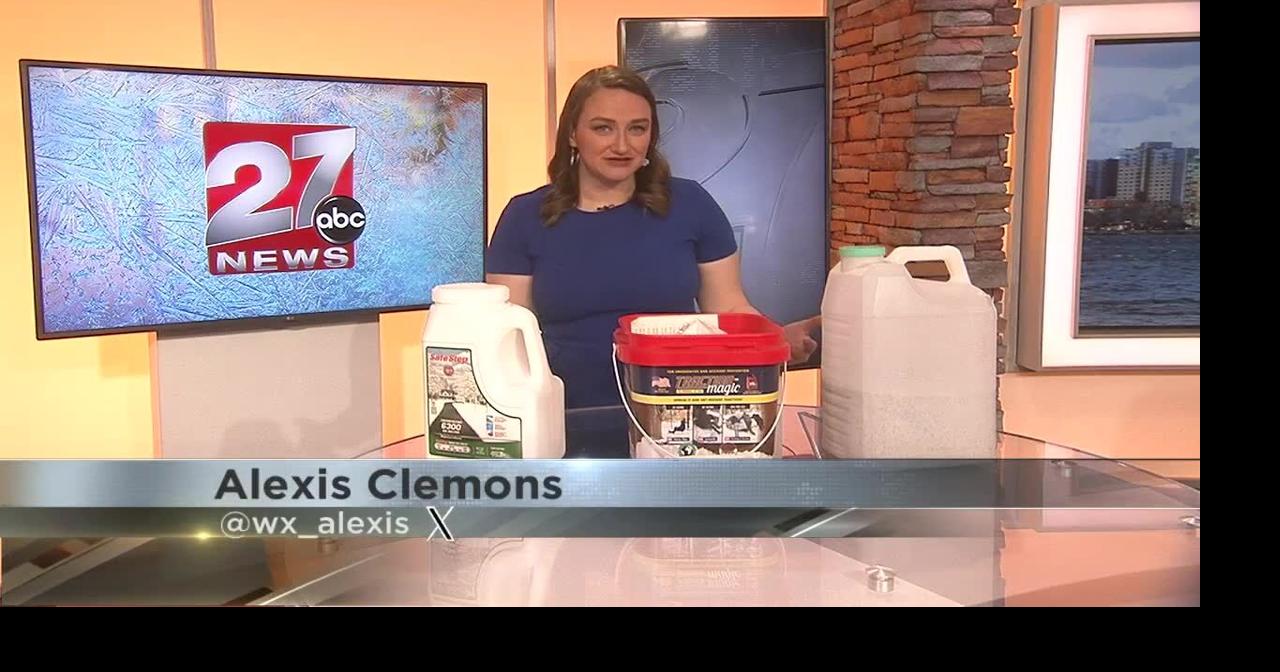 Comparing rock salt, sand and cat litter the science behind these