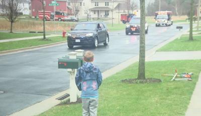 Heartwarming: Neighbors surprise boy with birthday parade
