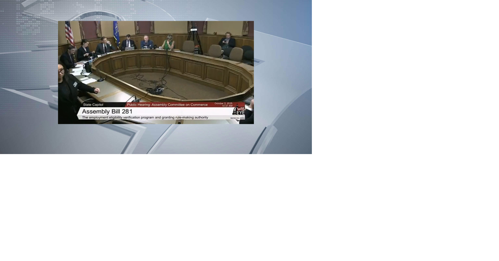 Wisconsin lawmakers hold public hearing to discuss bill that requires ...
