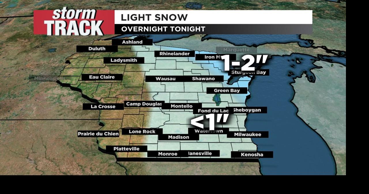 Sunny and mild today with light snow tonight | Forecast | wkow.com